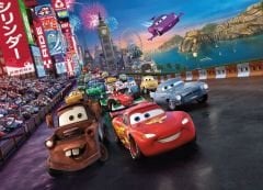 ŞİMŞEK MCQUEEN VE ARABALAR ÇOCUK ODASI DUVAR POSTERİ