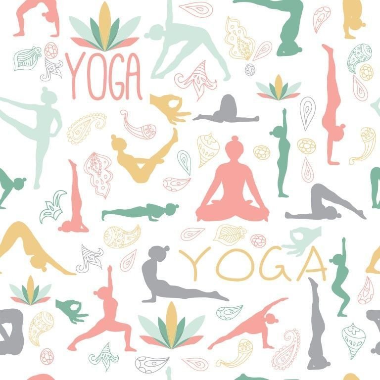 YOGA POZLARI YOGA DUVAR POSTERİ