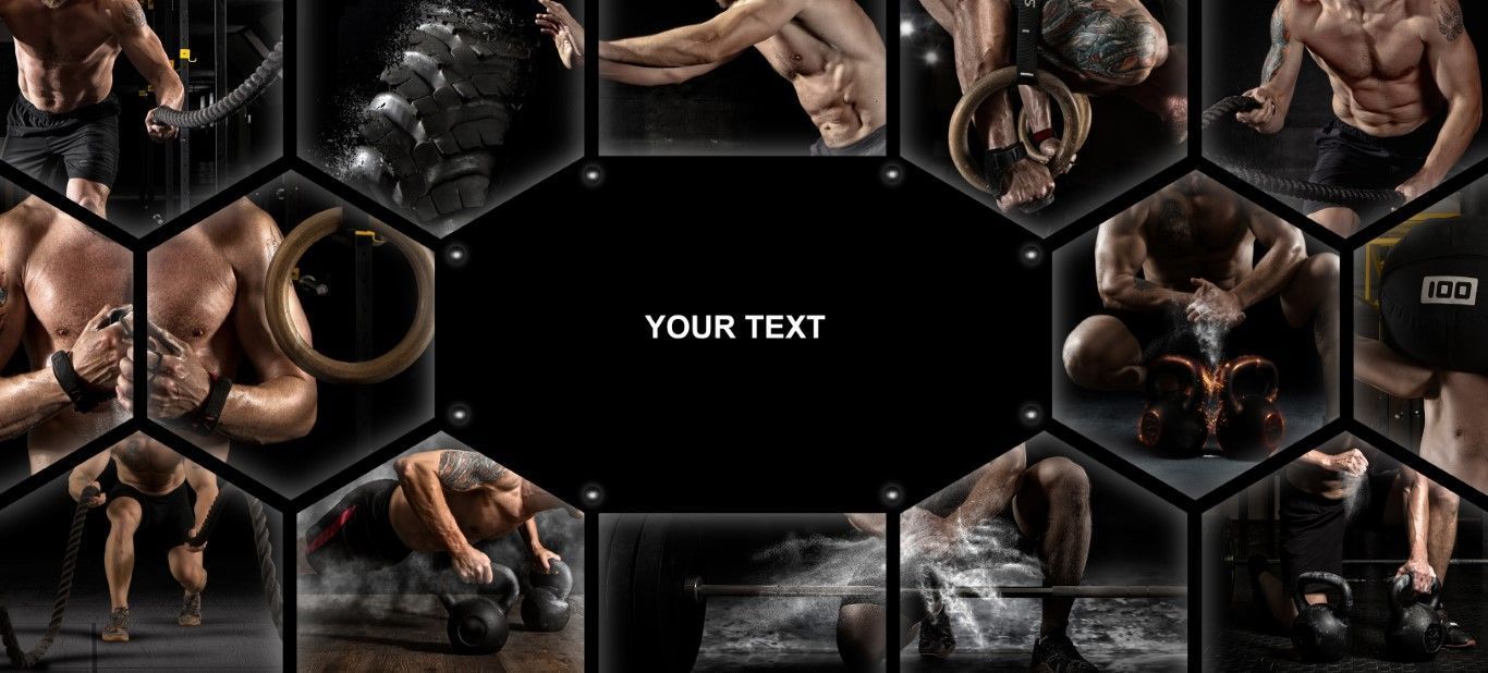 GEOMETRİK FITNESS ÇALIŞMALARI DUVAR POSTERİ