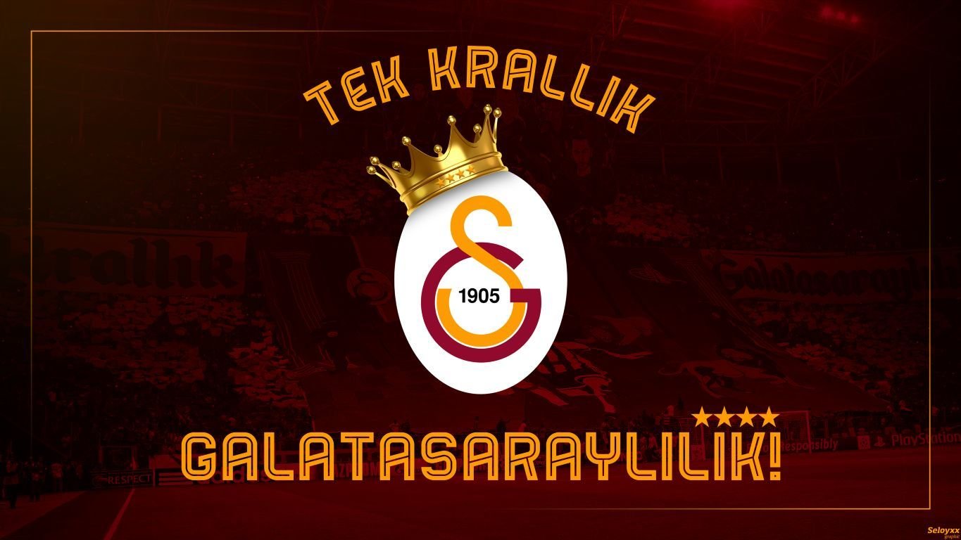 STADYUM ARKA PLANLI GALATASARAY DUVAR POSTERİ