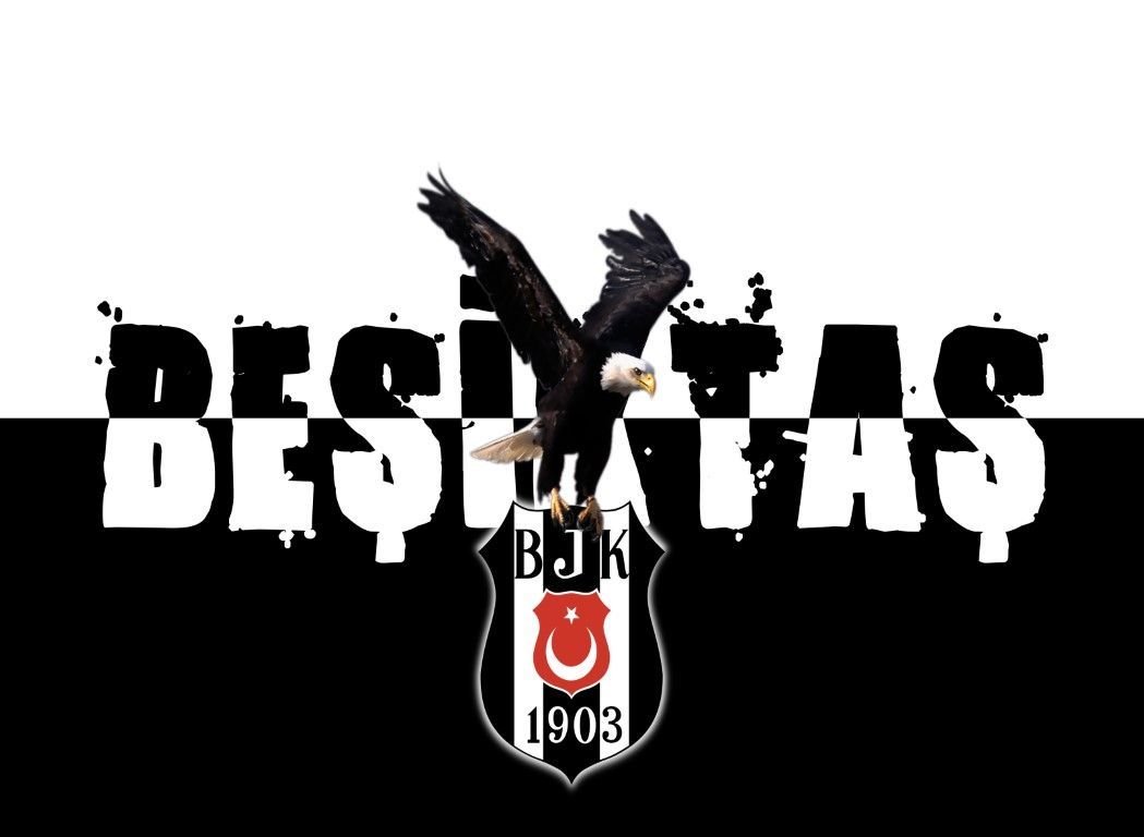 SİYAH BEYAZ KARTALLI BEŞİKTAŞ DUVAR POSTERİ
