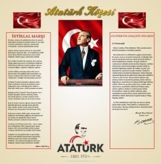 ATATÜRK KÖŞESİ DUVAR POSTERİ